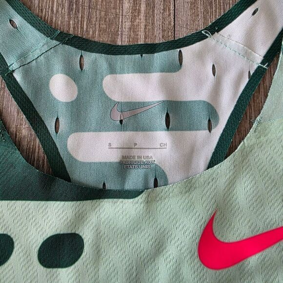 Nike Pro Elite Team Distance Running Singlet Tank Top Women's Small S DR5029-341 - Picture 4 of 9